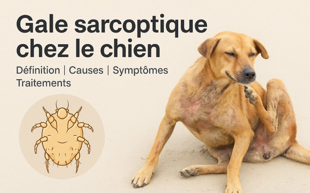 Gale Sarcoptique chez le chien : définition, causes, symptômes, traitements