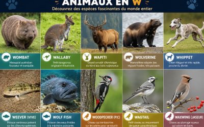 Liste des noms d’animaux commençant par la lettre W