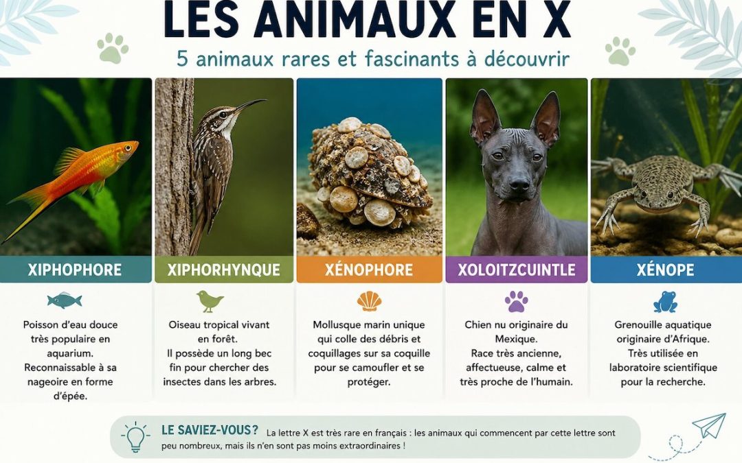 Liste des noms d’animaux commençant par la lettre X