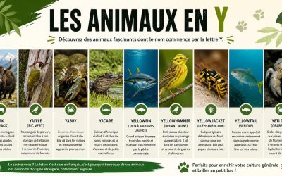 Liste des noms d’animaux commençant par la lettre Y