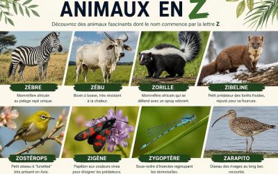 Liste des noms d’animaux commençant par la lettre Z